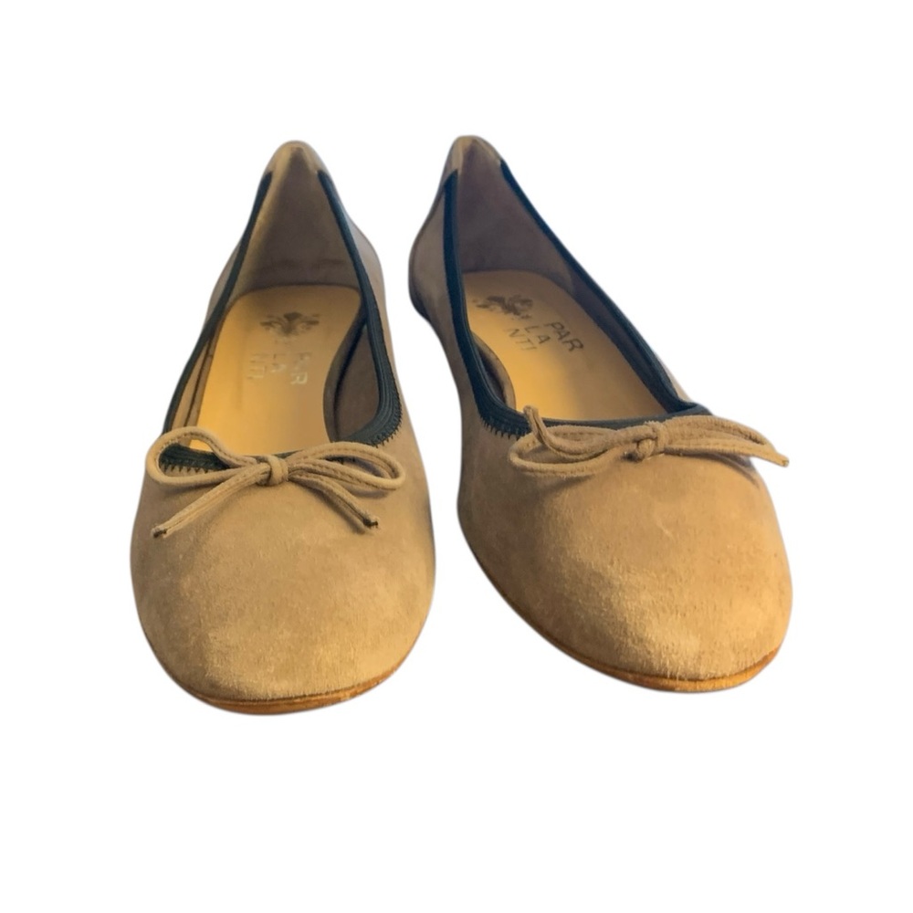PARLANTI Tan Suede Kitten Heels - Picture 6 of 6